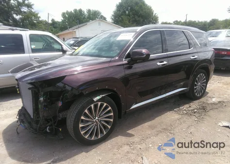 2023 Hyundai Palisade Calligraphy from USA, damaged, VIN KM8R7DGE4PU600384